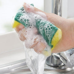 10 Pack Sponge Wipe Kitchen Cleaning Scrub Set