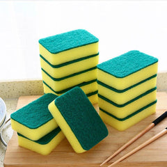 10 Pack Sponge Wipe Kitchen Cleaning Scrub Set