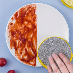 5pcs Double sided Dishwashing Sponge Pot And Bowl Cleaning Cloth