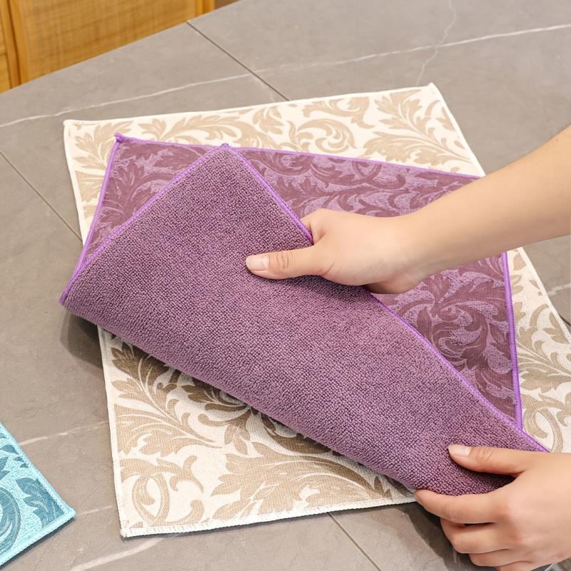 Absorbent Dish Drying Mat for Kitchen Counter 14x17in