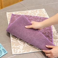 Absorbent Dish Drying Mat for Kitchen Counter 14x17in