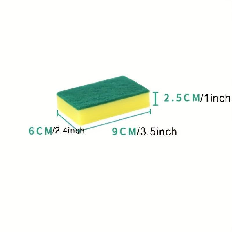 10pcs Double Sided Cleaning Sponge Nano Decontamination Environmental Protection
