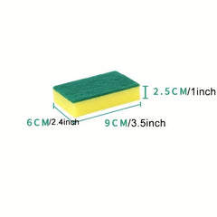 10pcs Double Sided Cleaning Sponge Nano Decontamination Environmental Protection