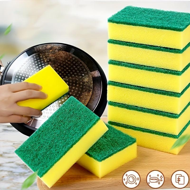 10pcs Double Sided Cleaning Sponge Nano Decontamination Environmental Protection