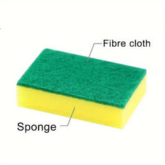 10pcs Double Sided Cleaning Sponge Nano Decontamination Environmental Protection