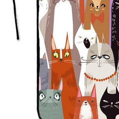 Cartoon Cat Apron Waterproof & Easy to Clean