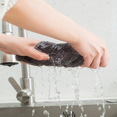 12pcs Microfiber Dish Cloths Absorbent Towel Kitchen Cleaning Rags Scouring Pads