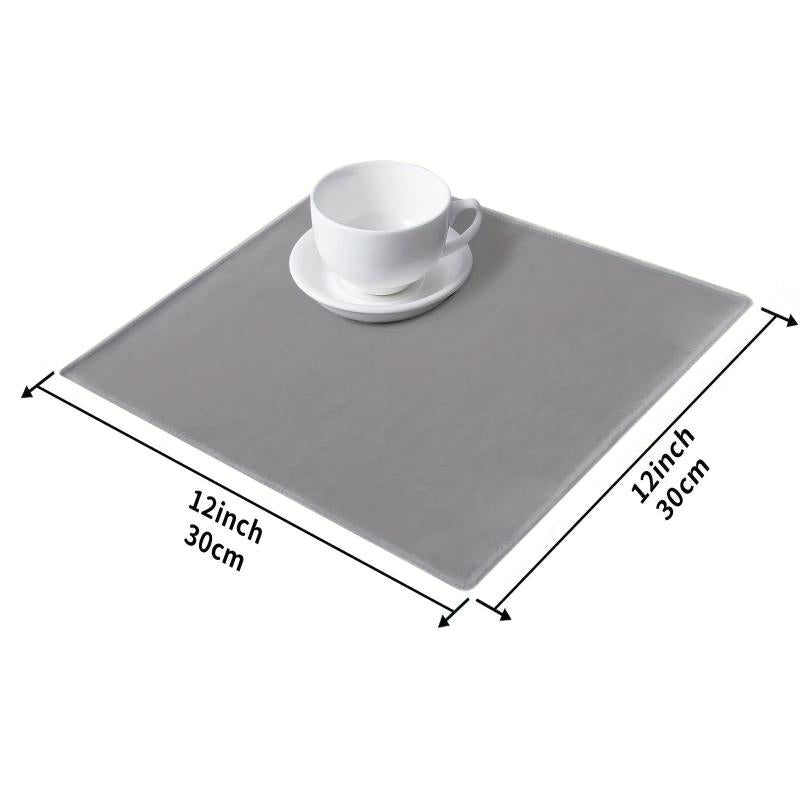 12pcs Microfiber Dish Cloths Absorbent Towel Kitchen Cleaning Rags Scouring Pads