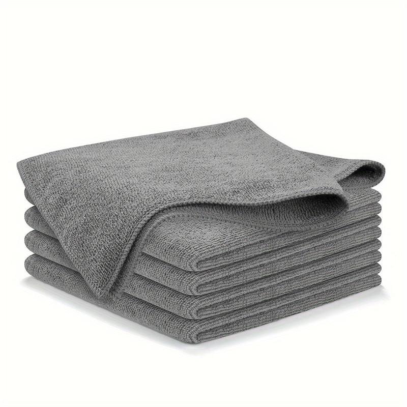 12pcs Microfiber Dish Cloths Absorbent Towel Kitchen Cleaning Rags Scouring Pads