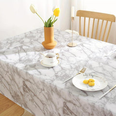 Waterproof Marble Pattern PVC Tablecloth