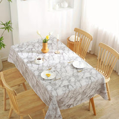 Waterproof Marble Pattern PVC Tablecloth