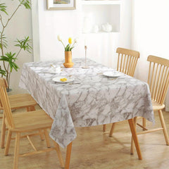 Waterproof Marble Pattern PVC Tablecloth
