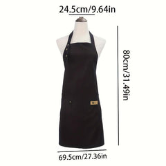 Waterproof Bib Apron Adjustable Kitchen Cooking Aprons
