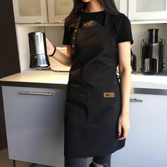Waterproof Bib Apron Adjustable Kitchen Cooking Aprons
