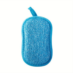 4pcs Oval Dish Cloth Purpose Scrub Sponges Microfiber Sponge