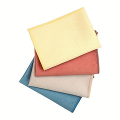 10pcs Fish Scale Dishcloth Non-stick Double-sided Solid Thickened Bathroom Wipe