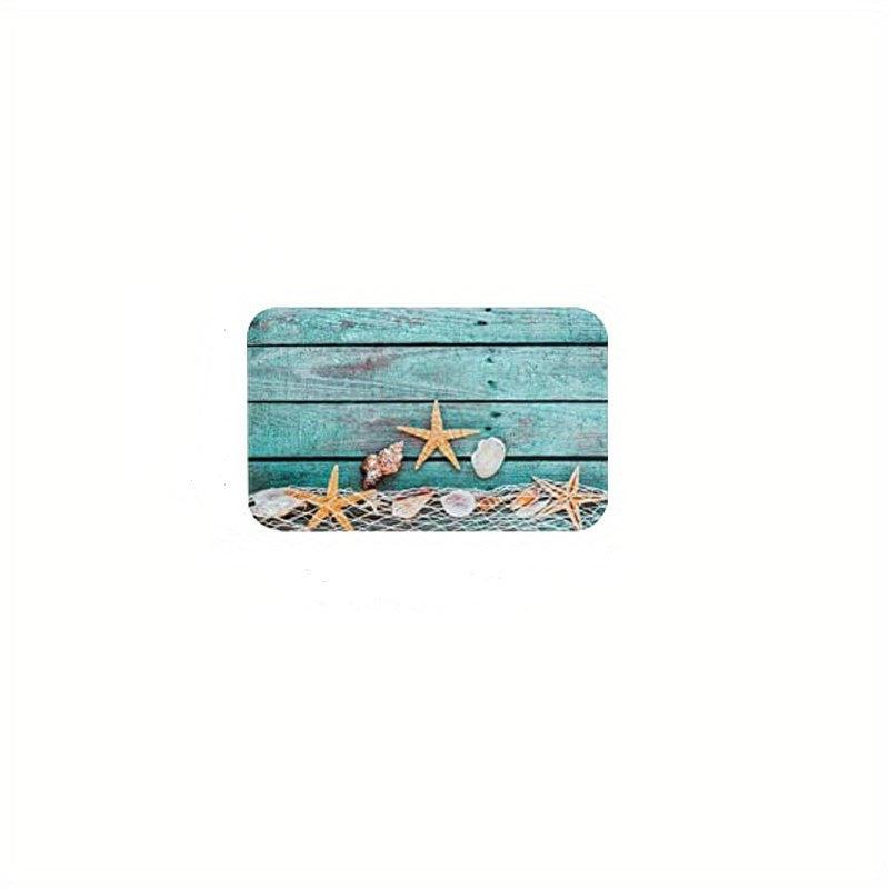 Starfish Print Kitchen Floor Mat Non-slip Waterproof Runner Rug