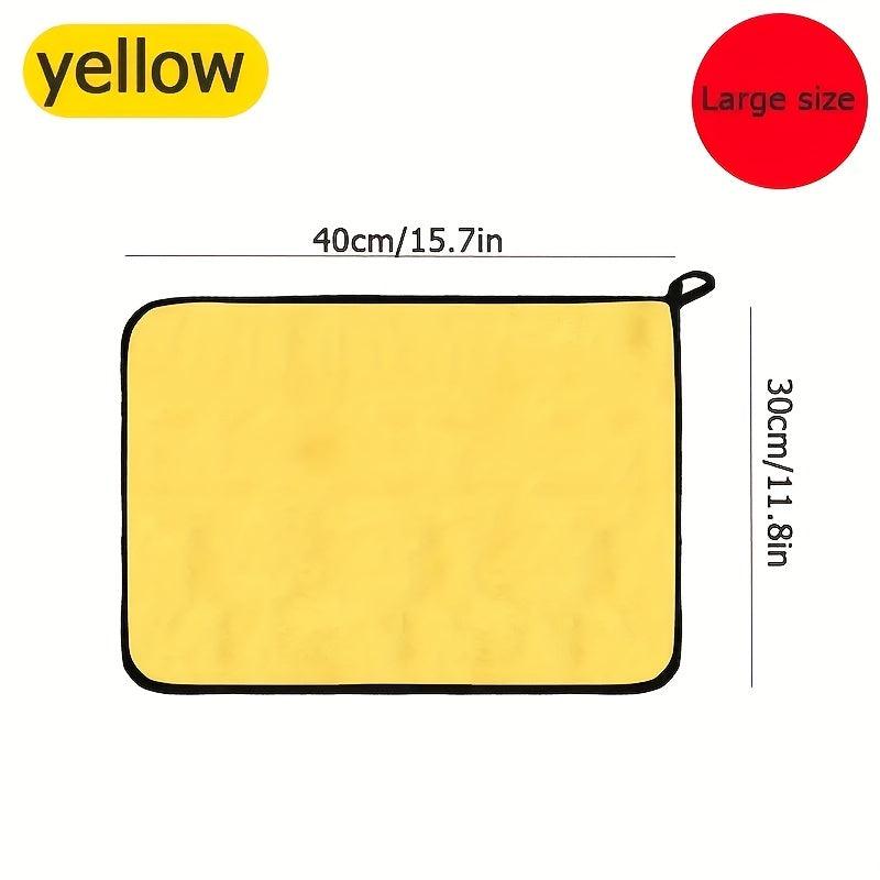 3pcs Dish Towel Car Wash Special Towel No Shedding Absorbent