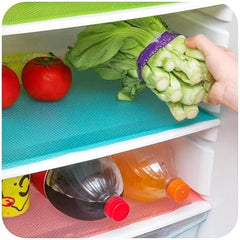 4pcs Refrigerator Mats Waterproof Drawer Table Placemats