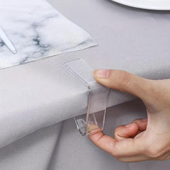 Stainless Steel Tablecloth Clips 24pcs Triangular Outdoor Camping Party Non-slip
