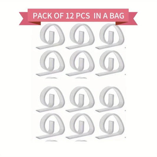 Stainless Steel Tablecloth Clips 24pcs Triangular Outdoor Camping Party Non-slip
