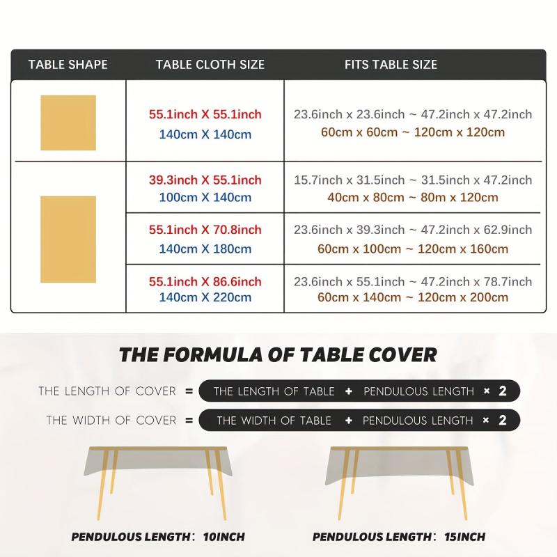 Stain Resistant Sunflower Tablecloth - Waterproof & Washable