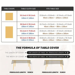 Stain Resistant Sunflower Tablecloth - Waterproof & Washable