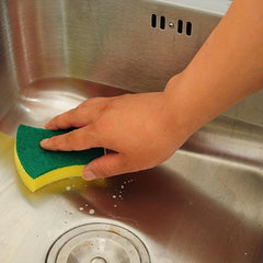 5pcs Dish Cloths Sponge Double Sided Brush Scrubbing Magic Sponge