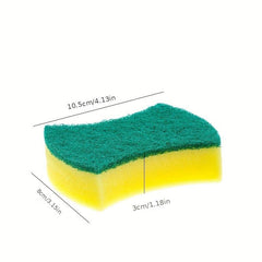 5pcs Dish Cloths Sponge Double Sided Brush Scrubbing Magic Sponge
