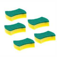 5pcs Dish Cloths Sponge Double Sided Brush Scrubbing Magic Sponge