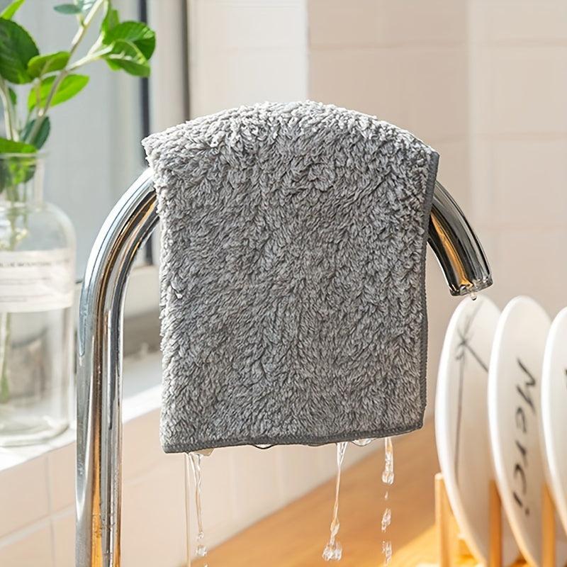 5pcs Soft Microfiber Cleaning Rags for All Surfaces