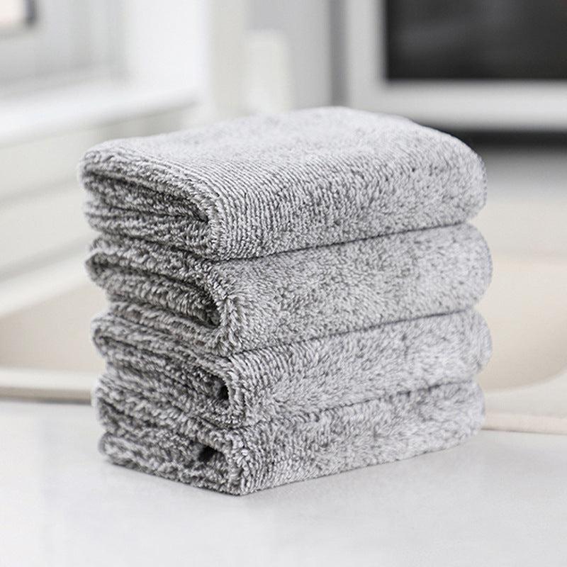5pcs Soft Microfiber Cleaning Rags for All Surfaces