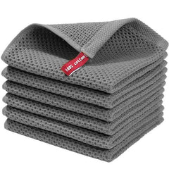 Waffle Dish Towel 30x48cm Kitchen Cloth Hand Rags Cooking Cleaning