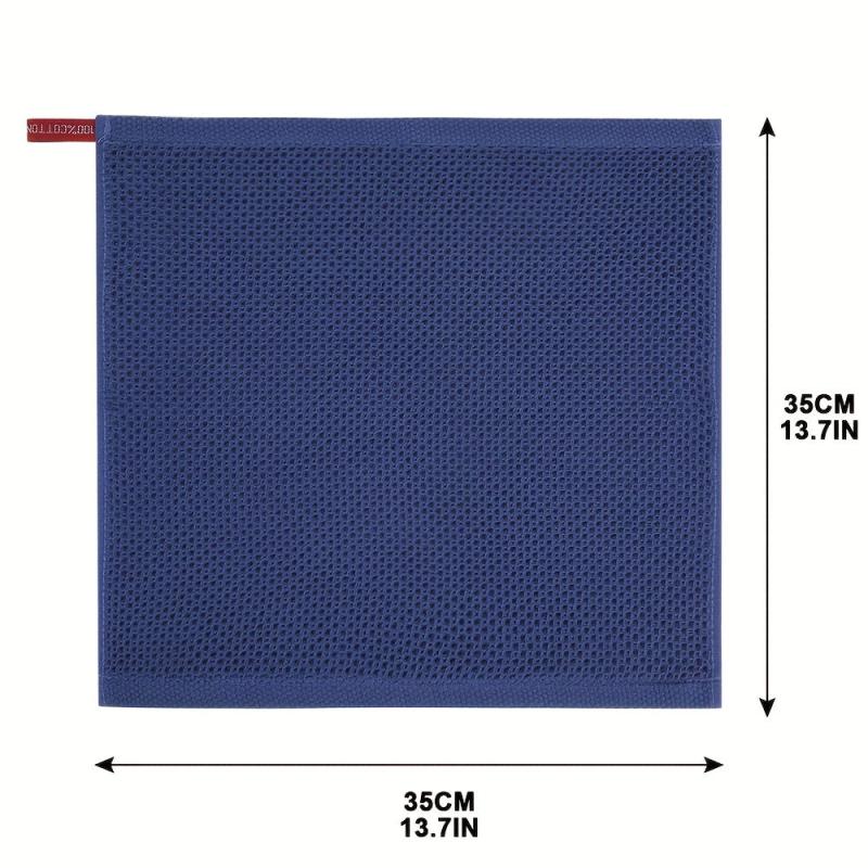 Waffle Dish Towel 30x48cm Kitchen Cloth Hand Rags Cooking Cleaning