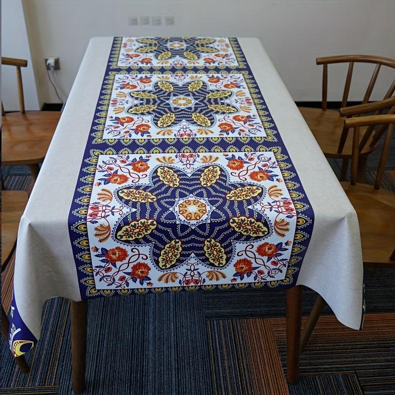 Waterproof PVC Tablecloth Rectangle Dining Table Cover
