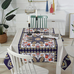 Waterproof PVC Tablecloth Rectangle Dining Table Cover