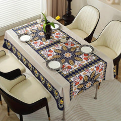 Waterproof PVC Tablecloth Rectangle Dining Table Cover