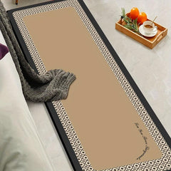 2pcs Quick Drying Diatom Mud Floor Mat for Living Room Entrance Dining Room Bath