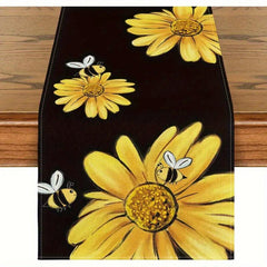 Watercolor Embroidered Flower Set Sunflower Lavender Daisy Print