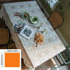 Polyester Lace Tablecloth Embroidered Cake Photography Background Cloth
