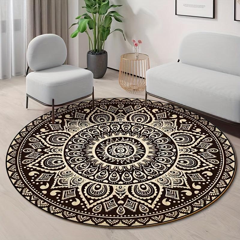 Pastoral Floral Pattern Floor Mat Non slip Moisture proof And Dirt resistant