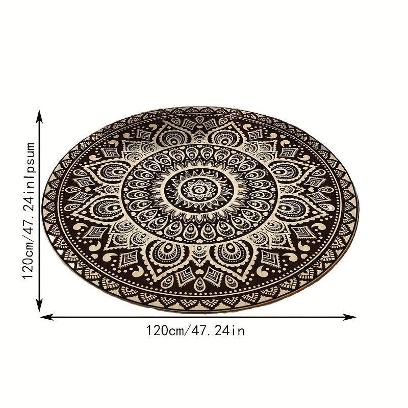 Pastoral Floral Pattern Floor Mat Non slip Moisture proof And Dirt resistant