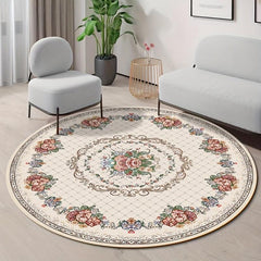 Pastoral Floral Pattern Floor Mat Non slip Moisture proof And Dirt resistant