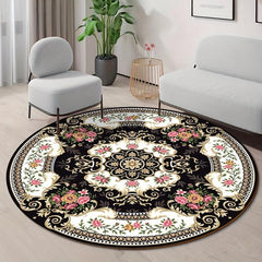 Pastoral Floral Pattern Floor Mat Non slip Moisture proof And Dirt resistant