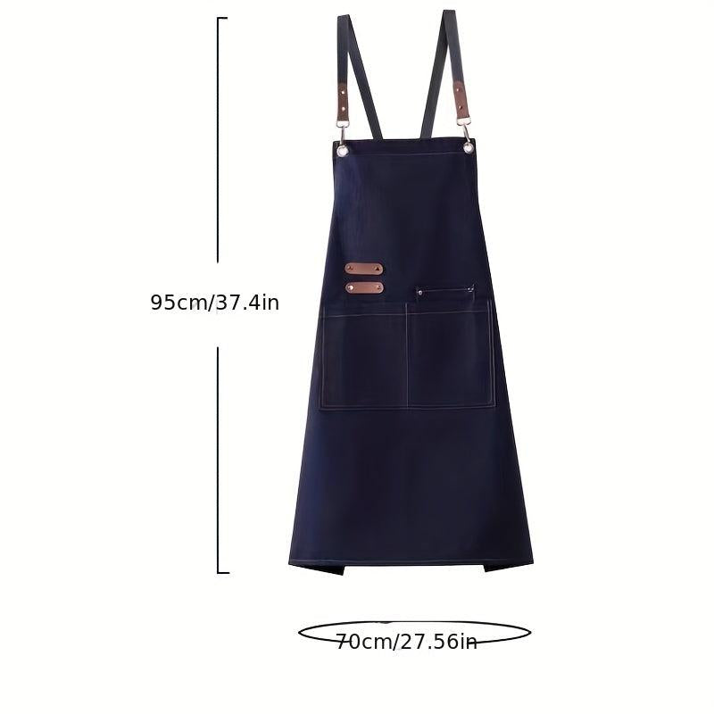 Anti Denim Canvas Apron for Kitchen Cooking Men Women