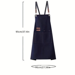 Anti Denim Canvas Apron for Kitchen Cooking Men Women