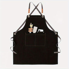 Anti Denim Canvas Apron for Kitchen Cooking Men Women
