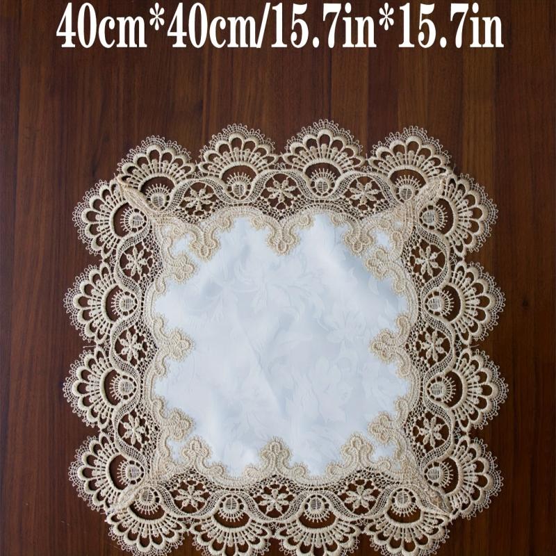 Lace Table Runner Coffee Table Decoration TV Cabinet Dust Cover Cloth