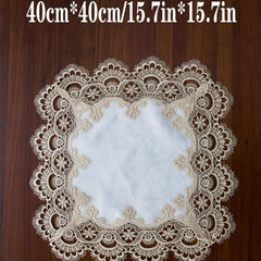 Lace Table Runner Coffee Table Decoration TV Cabinet Dust Cover Cloth