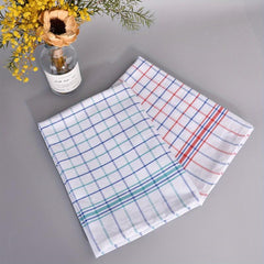2pcs Solid Coral Orange Cotton Linen Napkins for Dining Room Decor